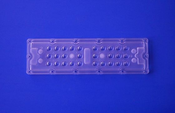 SMD 3535 Led Street Light Lens , 28 In 1 80x150 Degree Led Optical Lens