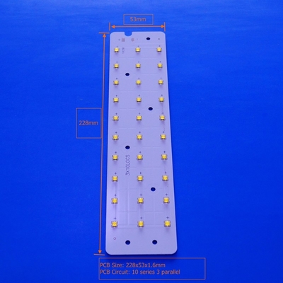 30 Watts Injection Molding Plastic Array Lens LED Cover For High Bay Light