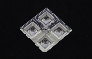 주문 PMMA Led Collimator Lens , 4 in 1 Led Optical Lens For SMD 5050 Led Lamp 온라인 제조
