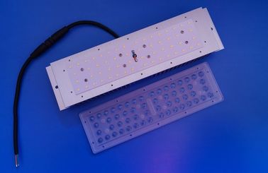 주문 알루미늄 56 와트 3030 SMD LED PCB 널 및 높은 만 렌즈 60 도 온라인 제조