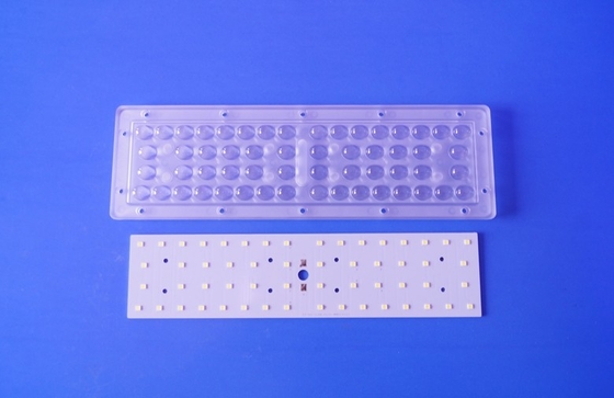 High Power LED 3030SMD LED Module And 30x70 Degree PC Street light Lens For 56W
