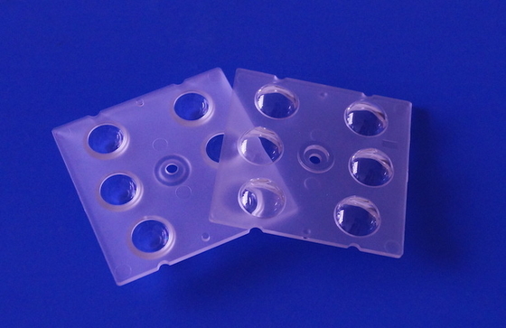 6 LED 5050SMD PC LED Lens Array 90 degree High bay light multi lens array