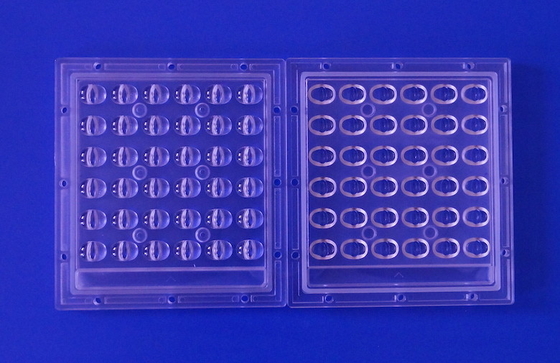 6X6 36 3030SMD Street Led Light Lens 60x140 Degree Asymmetrical High Light Output