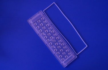 주문 3X12 140x70 정도 1w 3030SMD LED 140-150LM/W를 위한 불균형 PC LED 가로등 렌즈 온라인 제조
