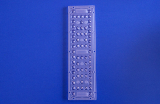 TYPE3 64pcs  3030 LED Lens 250*74mm Plastic Material Led Street Light Lens Array