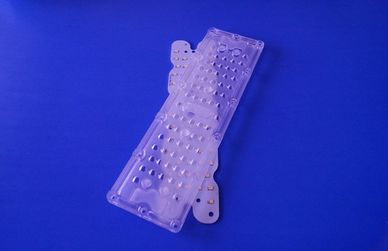 80X150 Degree LED Street Light Components 64 LED 50 Watts Vertical Module Heat Sink