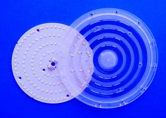 100W 3030 Led PCB Module High Bay Light Lens PC Material 92% Transmittance