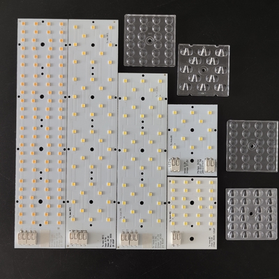 주문 OEM 사용자 지정 SMD LED PCB 보드 디자인 사용자 정의 가능한 PCBA 제품 50 * 50mm 렌즈 온라인 제조