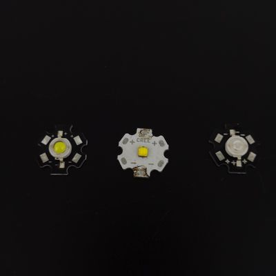 White Color 1w High Power LED , 140LM led 1w high power Bridgelux Chip