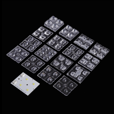 주문 LED 스트리트 라이트 모듈, 광학 PC LED 라이트 렌즈 IESNA 유형 II 도로 조명 온라인 제조