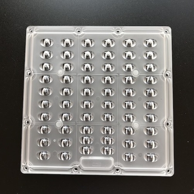 주문 175x175mm 5050 SMD LED array Lens TYPE 2 square light lens 60w 120w 온라인 제조