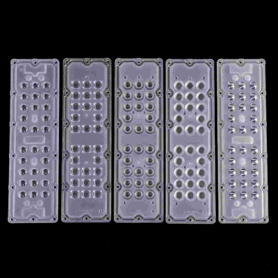주문 SMD 5050는 높은 만 빛 렌즈, 1개의 30 도에 의하여 지도된 렌즈 236x70mm에 대하여 28를 지도했습니다 온라인 제조