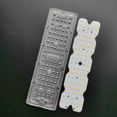 주문 90도 Led 가로등 모듈 광학 PC 50w SMD3030 실리콘 틈막이 온라인 제조