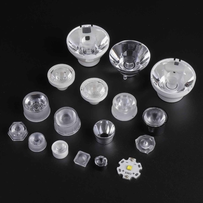 Led Reflector Lens , Single 30x60degree LED Optical Lens For Led Lighting