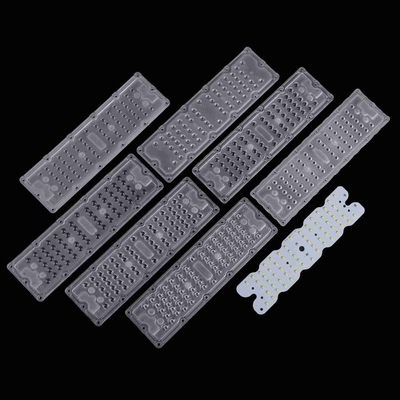 20W 50W SMD3030 LED Street Light Module PC LED Lens Waterproof 48V With Heat Sink