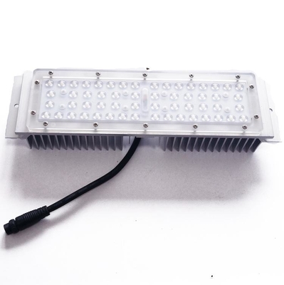 50W SMD 3030 Modul Led Lens , 56 In 1 Led Street Light Lens Optical Grade PC Lens