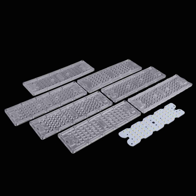 LED Street Light Lens With PCB For Tunnel Light , SMD 3030 LED Optics Lenses
