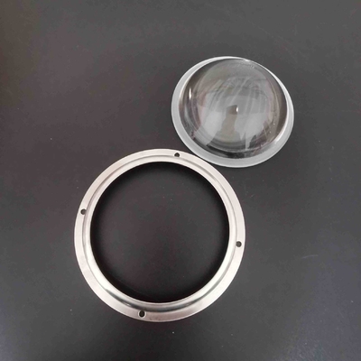 100W High Power LED Lens / 60 Degree LED Optics Lenses For High Bay Light , 100x39mm