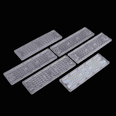 Led Street Light Lens 80x150 Degree Led Light Module With Heat Sink