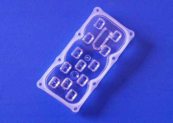 147*72 Degree Angle Power Led Lens 10+2 Led Lens Array For 3030/3535/5050 Leds