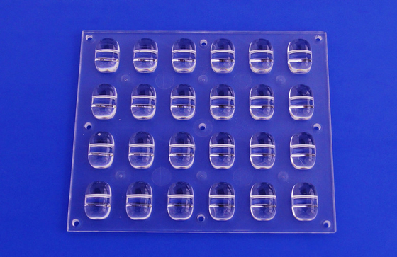 Square Lamp Optical LED Lens Array PC High Power Led With PCB