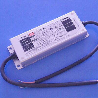 주문 ELG-75-36A IP65 48~75W 정전압 정전류 Led 라이트 드라이버 MEANWELL 온라인 제조