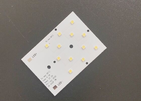 주문 SMD3030 12LEDs 모듈 알루미늄 PCB 보드 50x50mm 6W-10W 온라인 제조