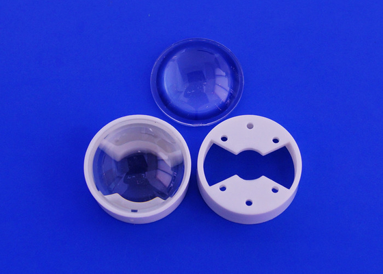 Clear 60 Degree Plano Convex Lens Bridgelux 23mm For 1-3W LED