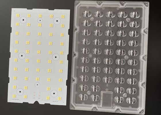 주문 192PCS SMD3030 1W 6V LED 렌즈 모듈 TYPE2-M 48 포인트 렌즈 150LM/W 온라인 제조