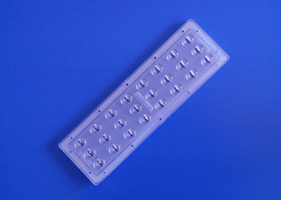 주문 PCB 모듈 LED 가로등 렌즈 SMD5050 50X145도 광학 PC 온라인 제조
