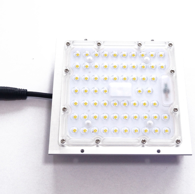 주문 정연한 모양 SMD3030 LED 가로등 장비 50w 150lm/W 실리콘 틈막이 온라인 제조