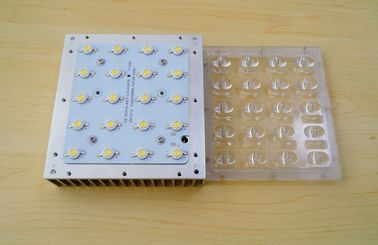 주문 교체 20W Led 도로 램프 모듈 70x140도 광학 PC 온라인 제조