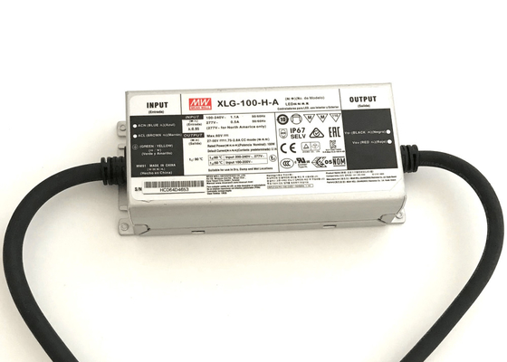 주문 민웰 AC DC 콘스턴트 전류는 전원 공급기에게 100 와트 XLG-100-H-A IP67을 보내게 했습니다 온라인 제조