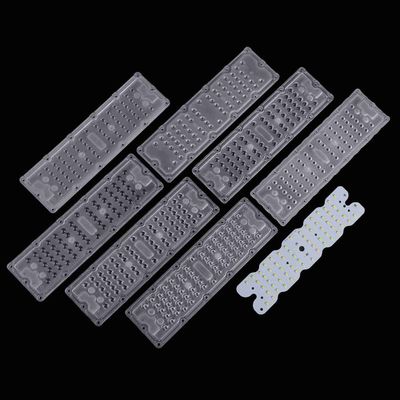 64 In 1 Led Street Light Module , Led Lens Module with SMD 3030 Leds For Road Lamp