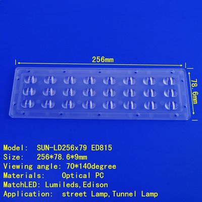 AC 100V - 240V Xpe Led Street Light Lens for LED Light Repair / Replacement