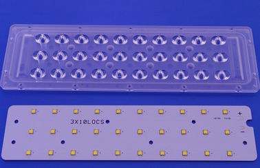 주유소 램프를 위해 LED와 광학의 렌즈를 탑재하는 3535 PCB 플레이트
