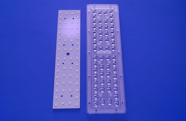 145x70 정도 3030SMD 150-160LM/W LED 단위와 PC는 가로등 성분을 위한 렌즈를 배열합니다