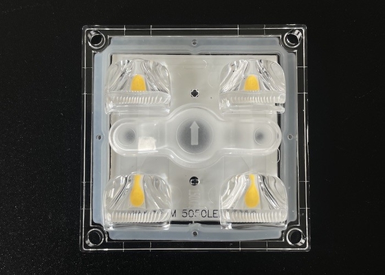 10w 15w 20w 정사각형 5050 SMD LED 모듈 방수 렌즈 50x50mm 4 in 1 60/90/75x150 학위