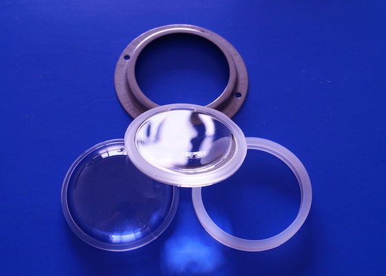 HB66-60 COB LED 유리 렌즈 60도 66mm 지름 보로실리케이트 유리 렌즈