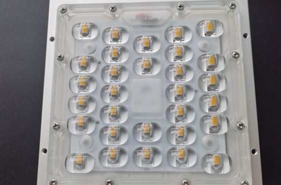 50W SMD 5050 LED 스트리트 라이트 컴포넌트, LED 렌즈 236x70mm 130x130mm