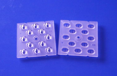 3030 가동 가능한 회의를 위한 SMD 50X50mm 가로등 렌즈를 위한 1개의 렌즈에 대하여 타입-2 12