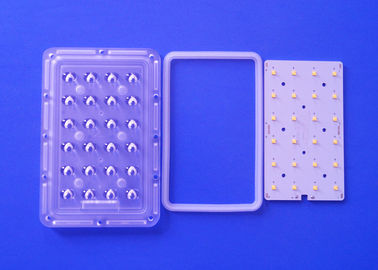 24pcs 크롬 XTE LED PCB를 가진 Shoebox 크롬 3535 LED 점화 단위