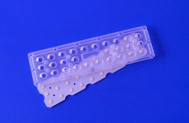 넓은 광속 각 LED 가로등 단위 130도 광학적인 주입 렌즈를 가진 높은 만 빛