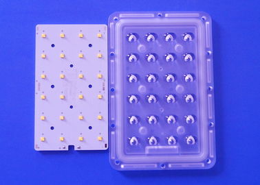 12V 24V XTE XPG LED를 납땜해 널과 가진 태양 LED PCB 단위 3X8 불균형 렌즈