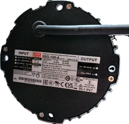 XBG-100 LED 드라이버 100W 일정한 전력 27-56V DC 출력 전압 LED 스테이지 스팟 베이 조명