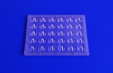 가로등 피팅 LED 렌즈 어레이 광학 PMMA 30W Xpe 렌즈