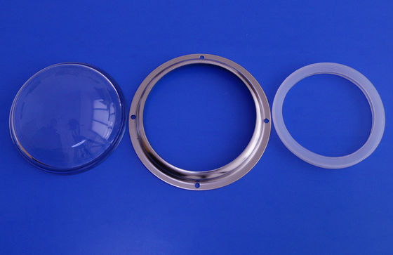 Dia 100mm Led glass lens , LED Optical Lens For projector light