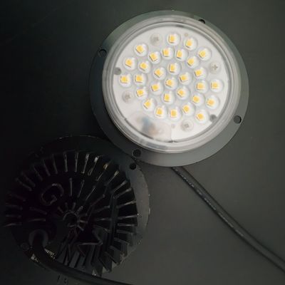 90도 빔 각도, 100~130lm/W 효율 및 IP67/IK08 보호 기능을 갖춘 10W~60W 원형 LED 모듈