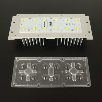 산업용 및 도로 조명용 145x70도 빔 각도 및 통합 알루미늄 방열판을 갖춘 12~50W 5050 SMD LED 가로등 모듈