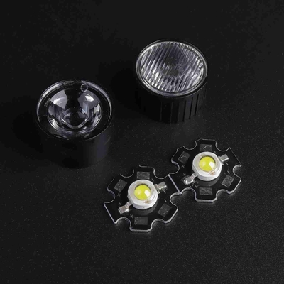1W / 3W 15 밀리미터 LED 라이트 렌즈는 주도하는 가로등을 XPG로 대체합니다